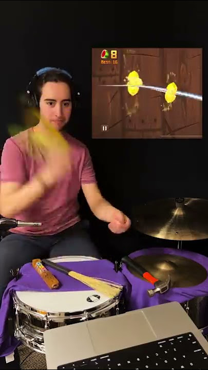 Fruit Ninja Sound Effects (on Drums)