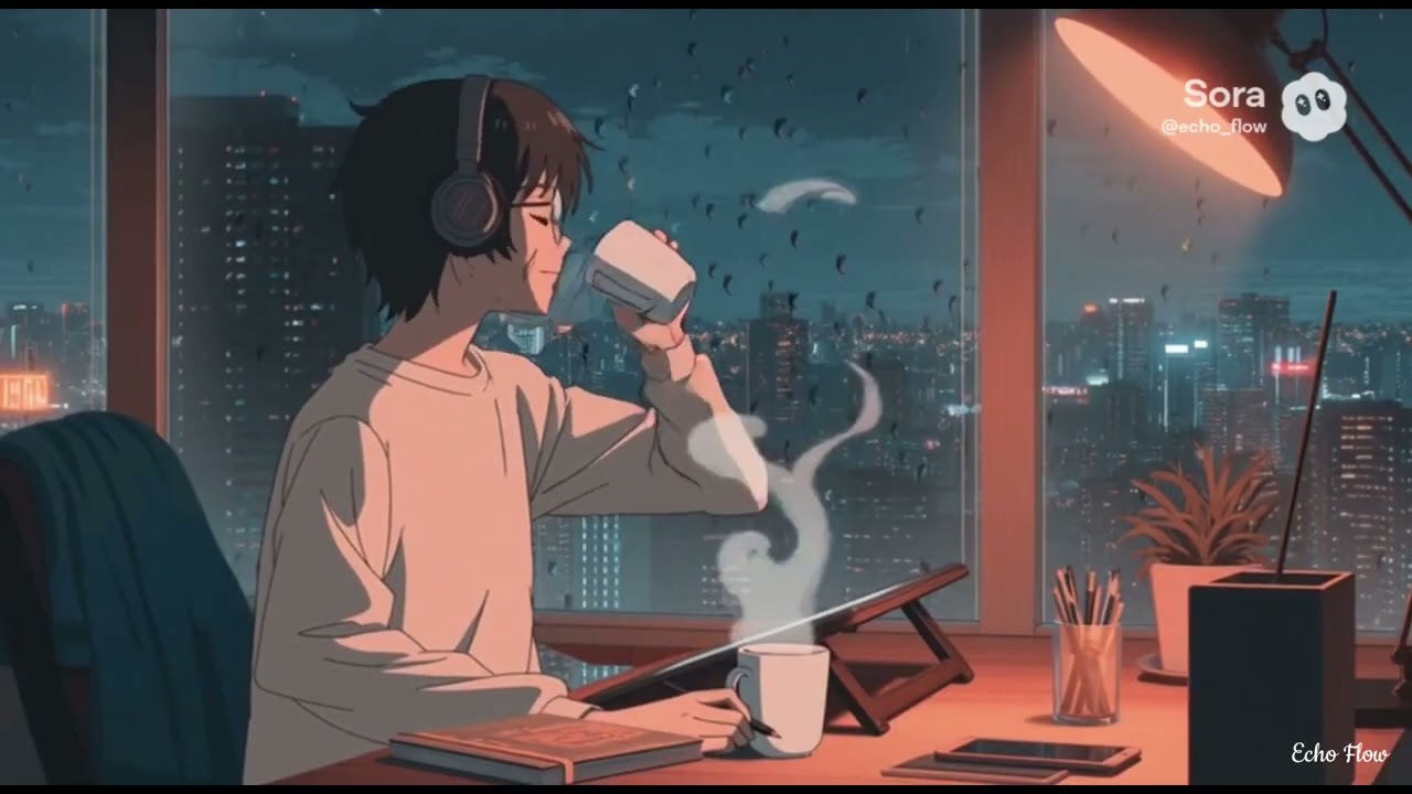 Midnight Focus — Calm Lofi Piano for Study