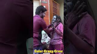 Ye Holi celebration dekho! 🎨❤️ #holi #festive #holivibes