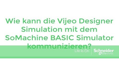 Kommunikation zwischen SoMachine BASIC Simulator und der Vijeo Designer Simulation