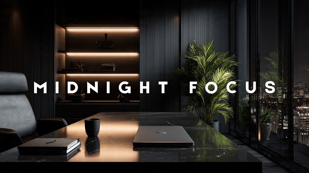 Midnight Deep Focus | Minimal Deep House for Work & Productivity