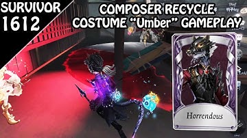 Composer new costume?? - Survivor Rank #1612 (Identity v)
