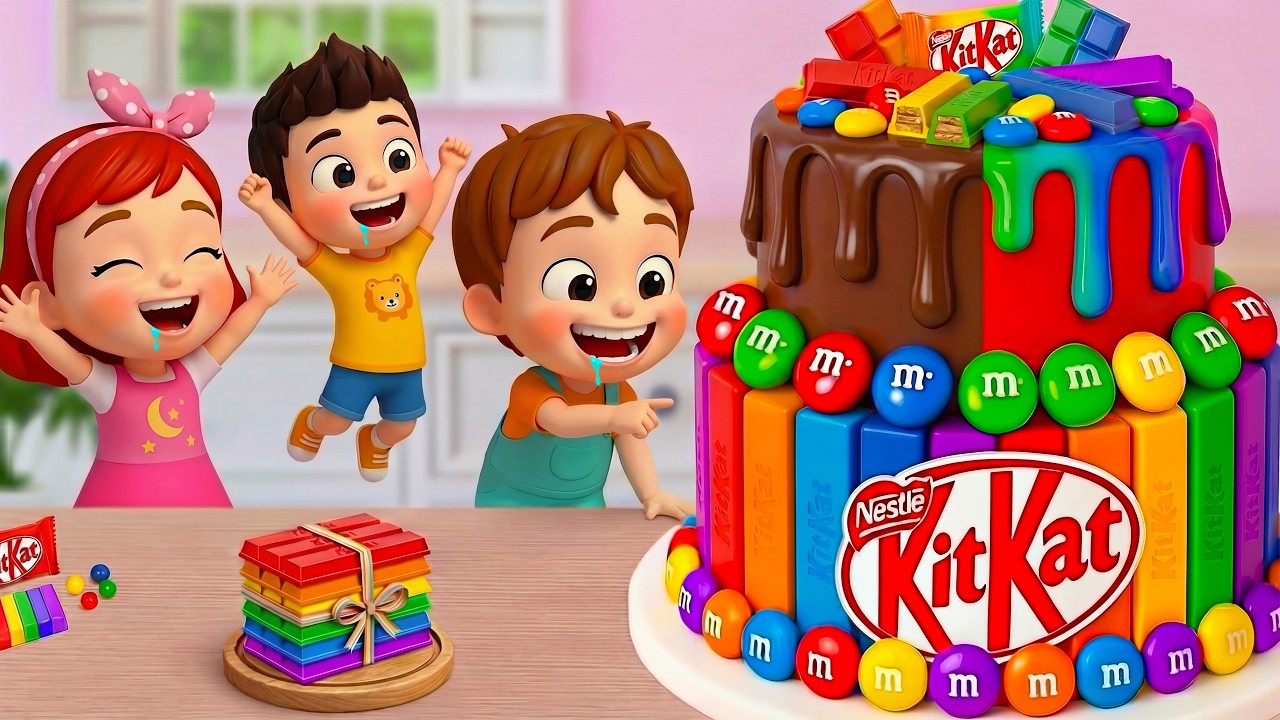 Miniature Rainbow Cake Tutorial 🌈 Amazing Mini Rainbow Chocolate Candy ...
