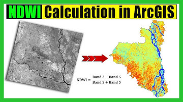 How to Calculate Normalize Difference Water Index | NDWI in ArcGIS