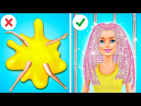 Jail DOll Wants to Be Beautiful! Extreme Makeover Hacks and Gadgets for Barbie by Double Jam