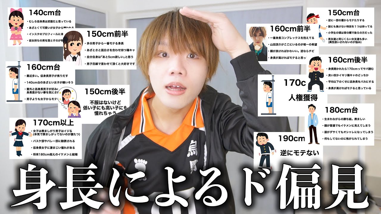 クラスに絶対一人はいる身長の奴をド偏見で紹介したらおもしろすぎたww【プレゼン】