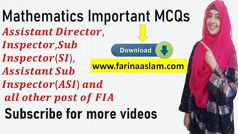 Basic Math | basic arithmetic | MCQs from past papers of FPSC, PPSC, NTS