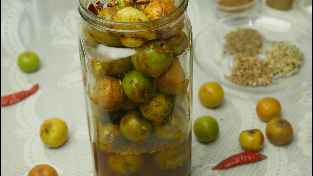 রান্না করার ঝামেলা ছাড়া ভিন্ন পদ্ধতিতে বড়ই এর টক ঝাল আচার।