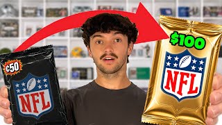 0.50 Vs. 100 Pack Of Sports Cards