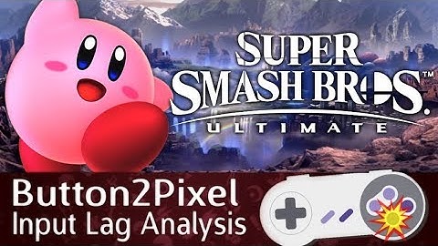 Smash Ultimate Input Lag Analysis (Button2Pixel)