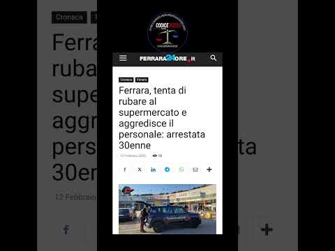 Video DONNA RUBA E AGGREDISCE IL PERSONALE DI UN SUPERMERCATO
