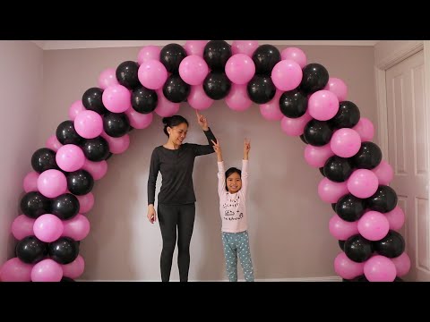 How to make balloon arch without stand?