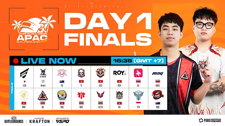 🔴Live สด! 𝐏𝐆𝐒 𝐀𝐏𝐀𝐂 𝐐𝐔𝐀𝐋𝐈𝐅𝐈𝐄𝐑𝐒 𝟐𝟎𝟐𝟒 𝐏𝐇𝐀𝐒𝐄 𝟏 | FINALS วันที่ 1