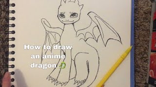 Wings Dragon How to Draw MangaAnime  Dragon drawing Drawings Dragon  sketch