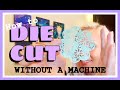 How to die cut WITHOUT a die cutting machine 2020 || Unboxing @Inloveartshop