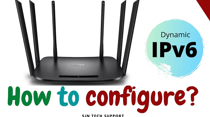 How to configure tplink router ipv6
