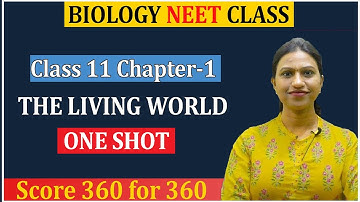 The Living World Biology Class 11 One Shot for NEET in English