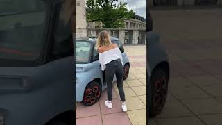 Citroen Ami🤍/How do you like the little cute electric car?#shorts#ytshorts#citroen#jessycargirl#cars