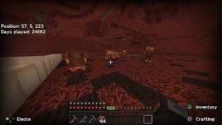 Minecraft mini war going on in the nether