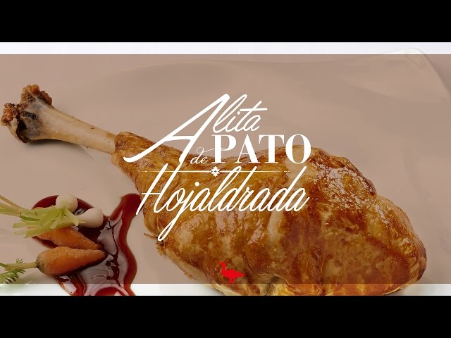 Receta de Alas de pato hojaldradas al horno 🍗 Confit de pato