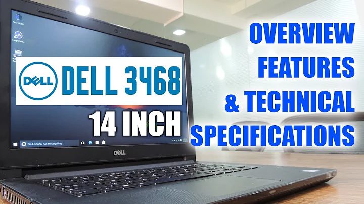 Laptop Dell 3468: Hiệu suất ổn định, Thiết kế nhỏ gọn