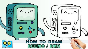 How to Draw BMO from Adventure Time  | Beemo