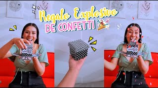 CAJA EXPLOS¡ÓN DE CONFETTI +Moldes Gratis | Divas Creativas