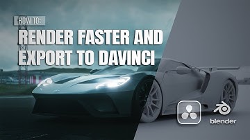 Render Faster and Export to DaVinci Resolve | Blender Tutorial
