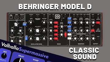 Classic Sound with Behringer Model D [Synthesizer Demo] (No Talking)