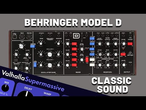 Classic Sound with Behringer Model D [Synthesizer Demo] (No