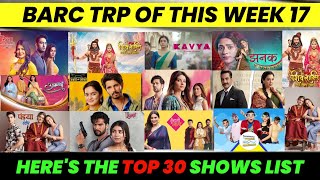 BARC TRP Report of Week 17 (2024) : Top 30 Shows of this Week