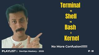 Terminal vs Shell vs Bash and Kernel — Explained Once and For All