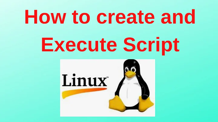 How to create and execute Linux scripts with examples