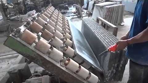 1 LXM auto polishing machine slab loading