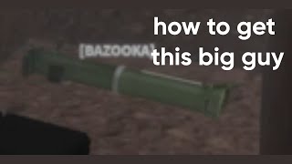 How To Get The Rocket Launcherrpg In In Area 51 Alpha Roblox Tutorial
