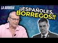 García Serrano, HARTO DE LOS ESPAÑOLES  “¡PERCEBES DE SOFÁ!”