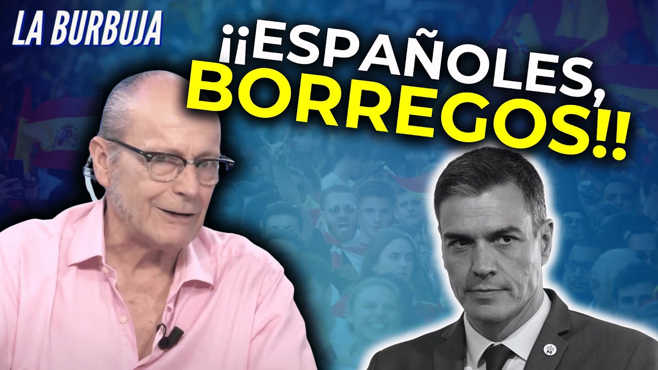García Serrano, HARTO DE LOS ESPAÑOLES  “¡PERCEBES DE SOFÁ!”