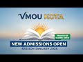 VMOU Admission January 2026 | 2nd & 3rd Year Promotee Form | VMOU Kota Latest Update