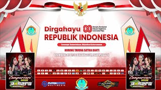 LIVE NEW AKSARA MUSIC - PUTRA 86 Music - HUT RI 80 - Desa Brumbung Rt. 07/08 (29 Agustus 2025)