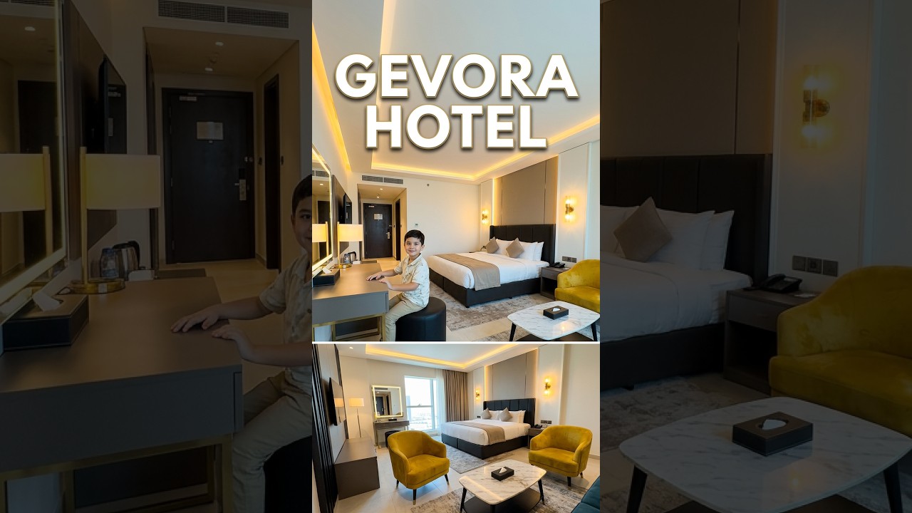 Room view of Dubai Gevora hotel - DIFC Dubai hotel | #gevorahotel #dubaihotel #dubaitourism