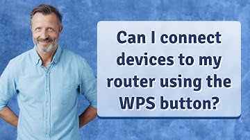Can I connect devices to my router using the WPS button?
