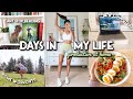 BEING PRODUCTIVE AT HOME, WORKOUTS, NEW COMPUTER | Vlog