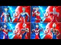 ウルトラマン TAIGA VS ULTRAMAN ZERO, TARO VS ULTRASEVEN X, TRIGGER VS DECKER, TIGA VS DYNA #ウルトラマン #怪獣