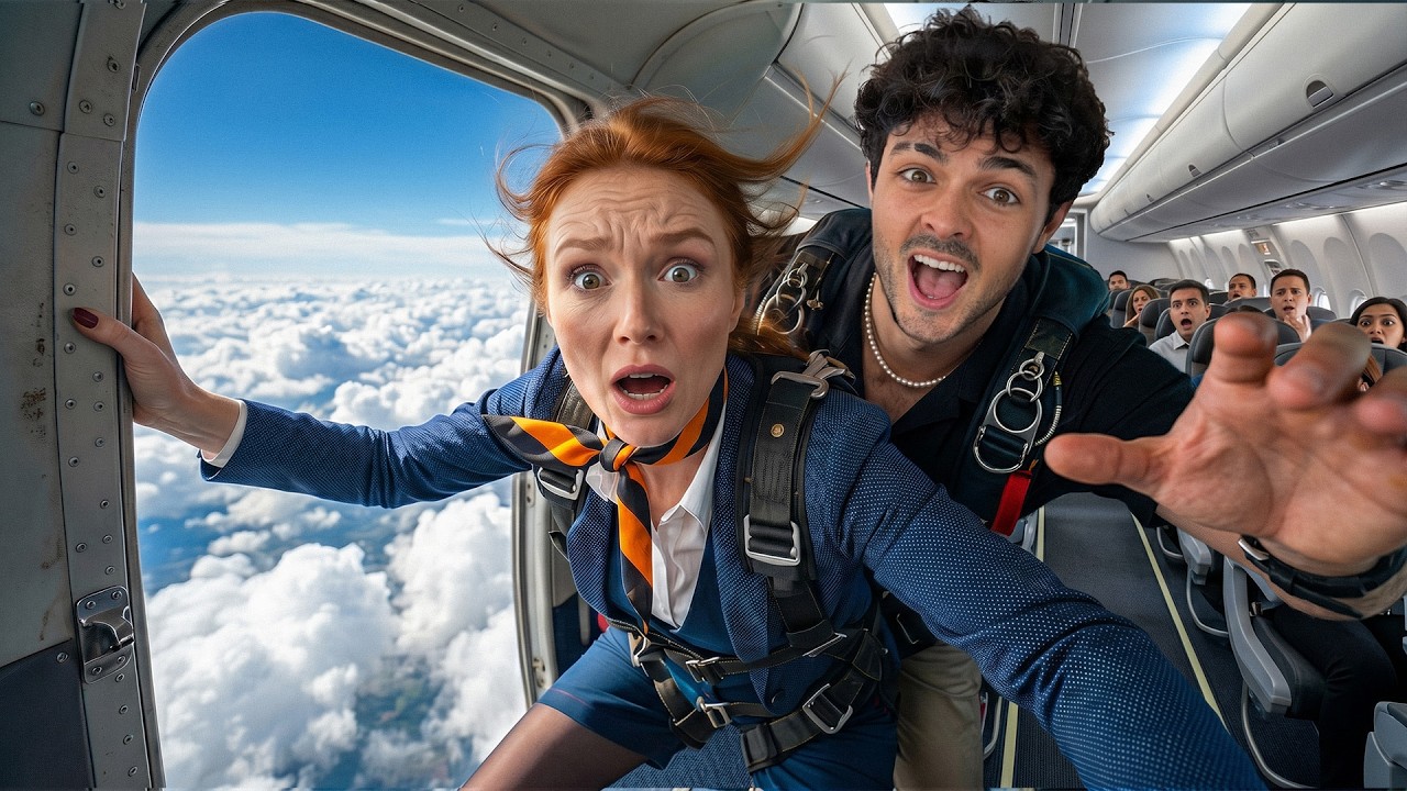I Convinced a Flight Attendant to JUMP Out of a Plane