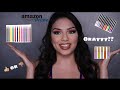 Trying Cheap Amazon Color, Glitter, and pen Eyeliner! okayy??