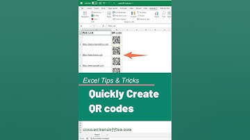 How to create QR codes based on cell value in Excel?