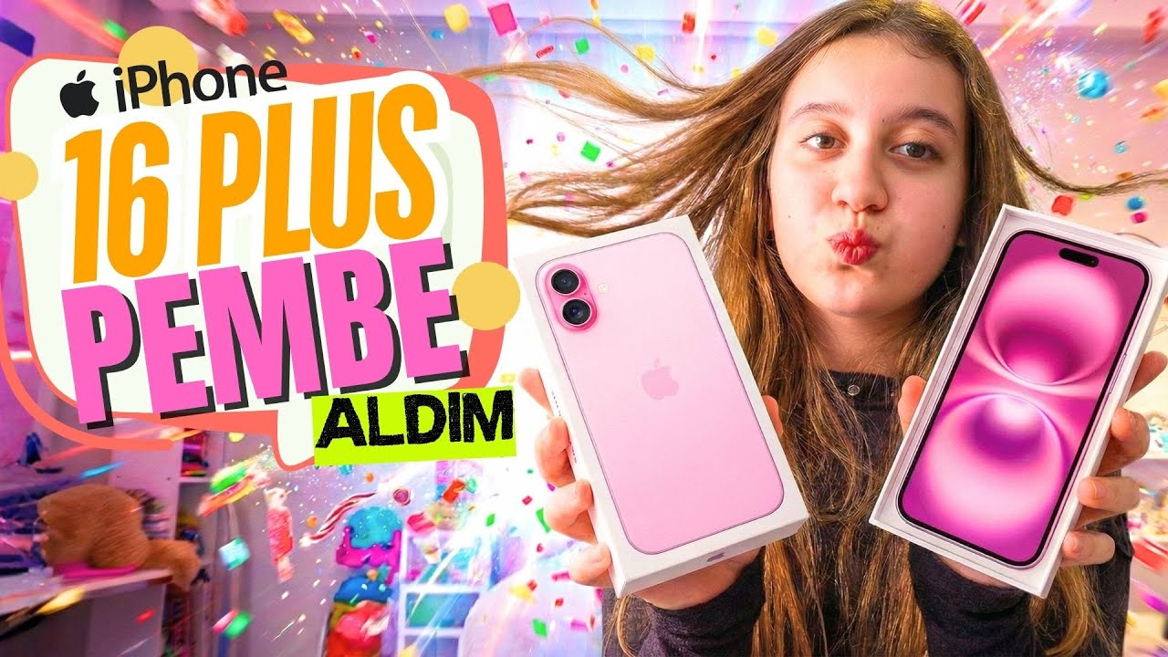 🌸 iPhone 16 Plus Aldım 🤫 Pembe Rengi ve Kamerası İnanılmaz! #16plus