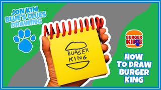 Jon Kim Blues Clues Drawing - How To Draw Burger King