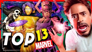 Las 13 Entidades MÁS PODEROSAS de TODO MARVEL