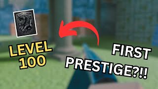 Bacon PRESTIGE For The First Time!!! | Gunfight Arena Roblox
